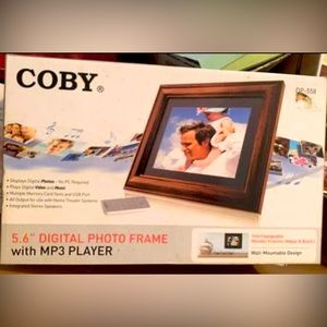 Coby 5.6” Digital Photo Frame With MP3 Player - NEW IN BOX/NEVER OPENED
